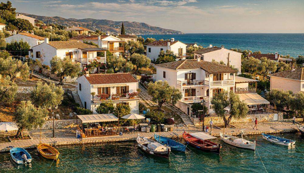 Παραθαλάσσιο χωριό με τουριστικά ακίνητα στη Χαλκιδική